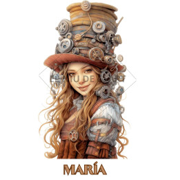 Transfer DTF Niña Steampunk G057