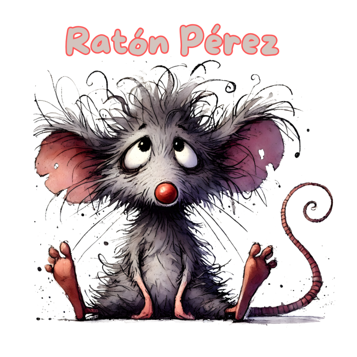 Transfer Mini Rato Pérez DTF