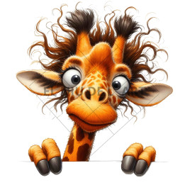 Transfer Mini Girafa DTF