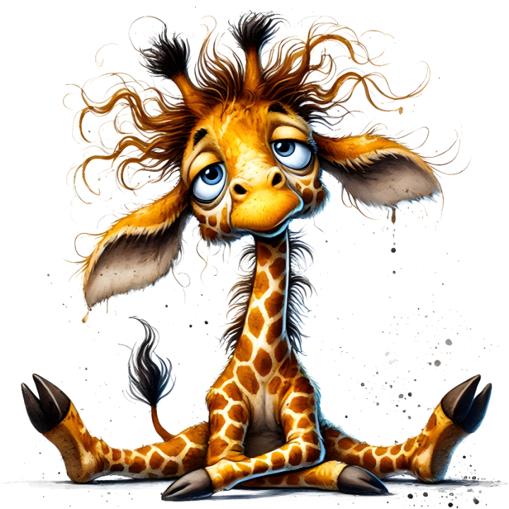 Transfer Mini Girafa DTF