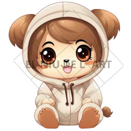 Transfer Mini Menina DTF