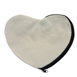 Neceser CORAZÓN 100% Algodón NATURAL.***