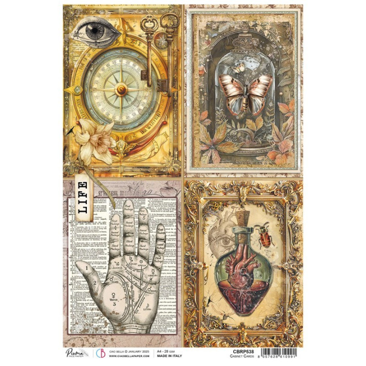 Rice Paper A4 Cabinet Cards