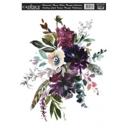 WFFTC001 TELA transferra Watercolor Flower 25x35