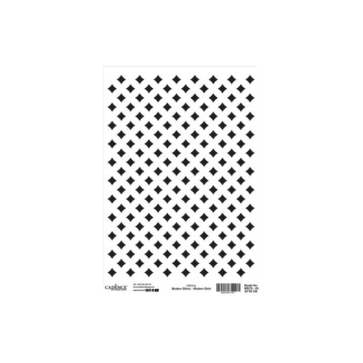 Stencil MODERN ETHNIC 25x36cm