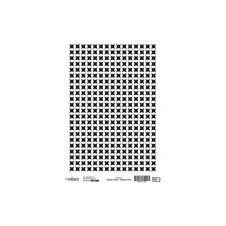 copy of Stencil MODERN ETHNIC 25x36cm