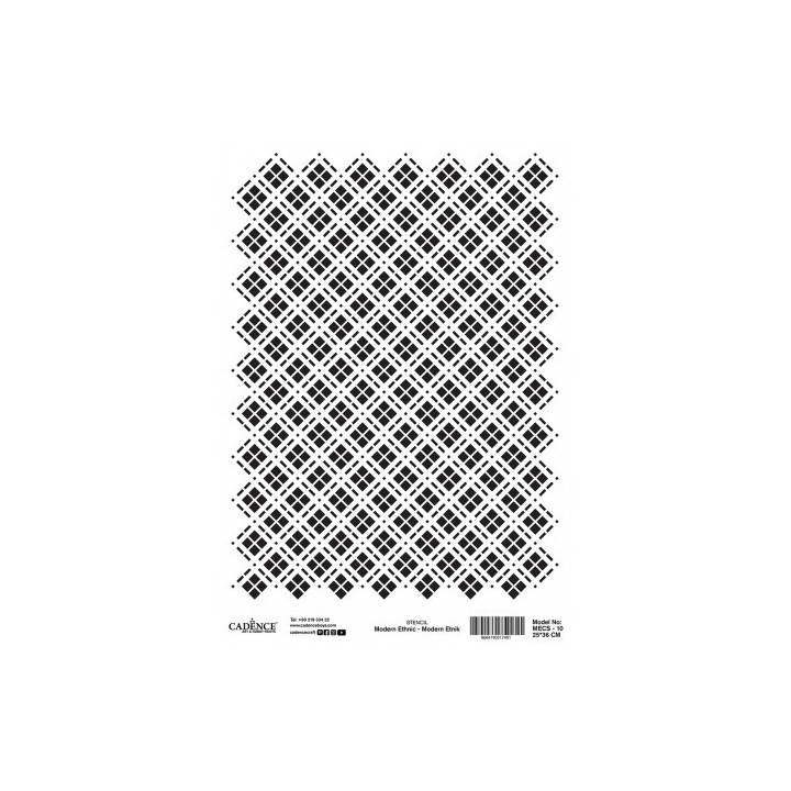 copy of Stencil MODERN ETHNIC 25x36cm