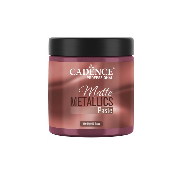 MATT METALLIC PASTE 250 ml MAROON
