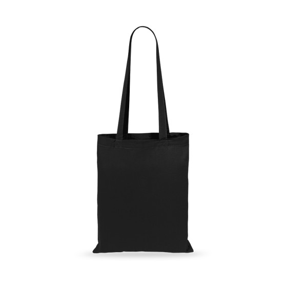 Bolsa de Tela con Asas 36×40 cm Negro 100% Algodón 105 g/ m2