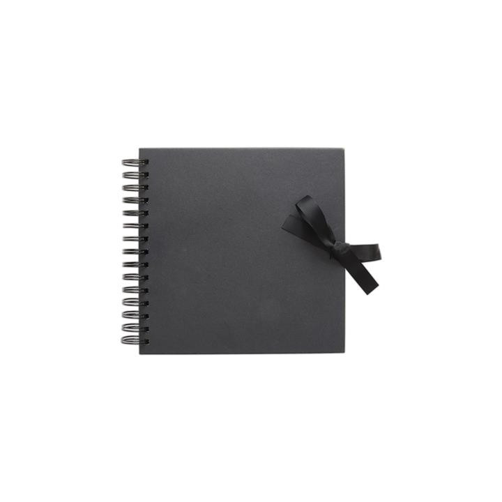 Álbum Scrap 20x20cm NEGRO 40 hojas
