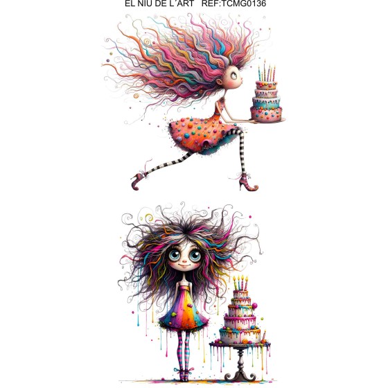 Transfer Color EL NIU DE L´ART 136*