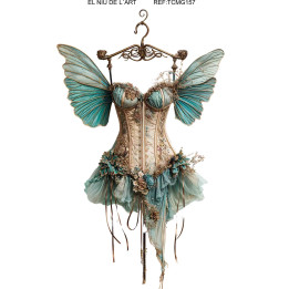 Transfer DTF Corset Mariposa G157