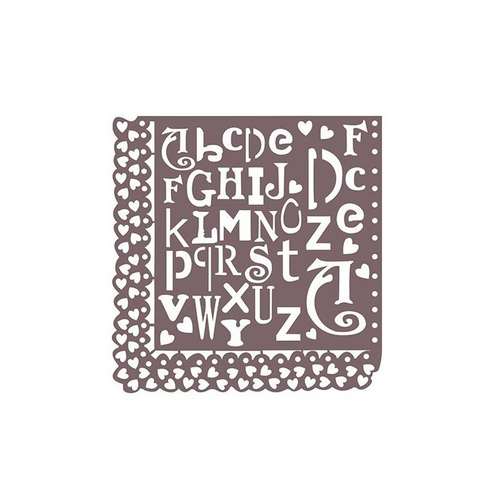 Stencil Shadow LETRAS Y CORAZONES