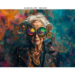 Transfer DTF Abuela Steampunk G167