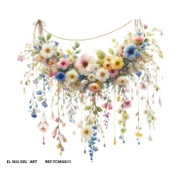 Transfer DTF Flores Colgantes  GG011