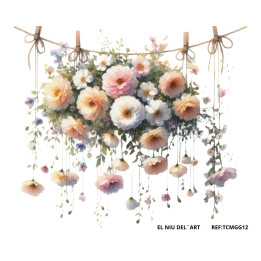 Transfer DTF Flores Colgantes