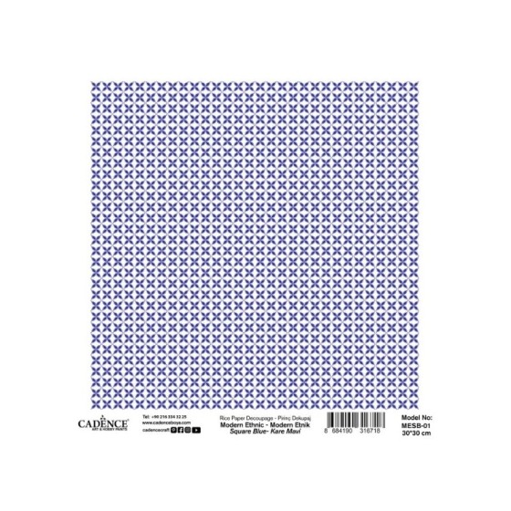 Papel Arroz 30x30cm CADENCE...