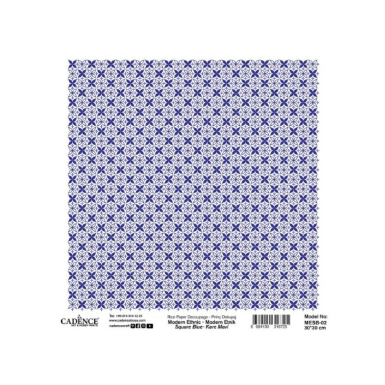 Papel Arroz 30x30cm CADENCE...