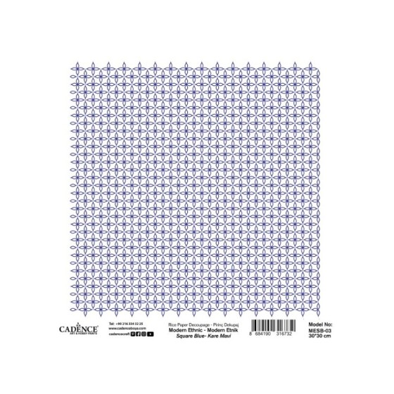 Papel Arroz 30x30cm CADENCE...