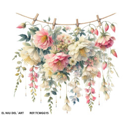 Transfer DTF Flores Colgantes