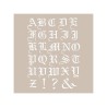 Stencil LETRAS GÓTICAS