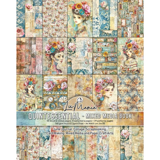 Mixed Media book QUINTESSENTIAL A4 Maxi