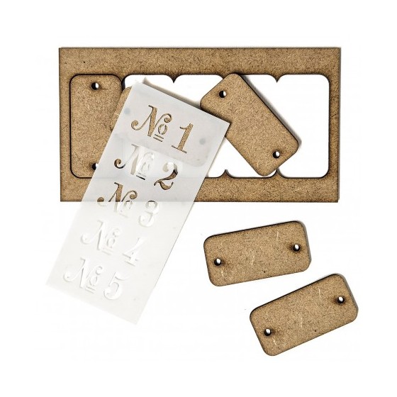 Conjunto 5 carteles + stencil