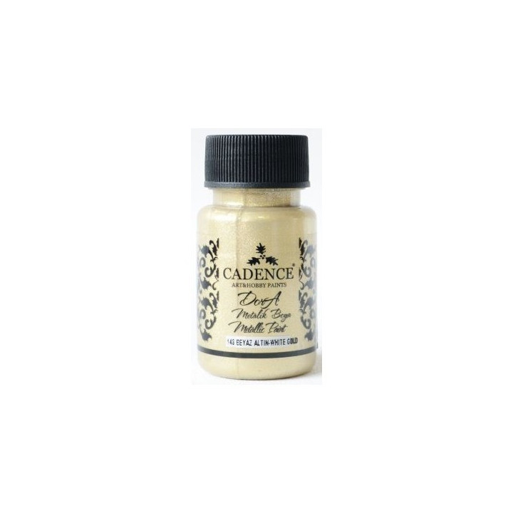 Dora Metallic Oro blanco