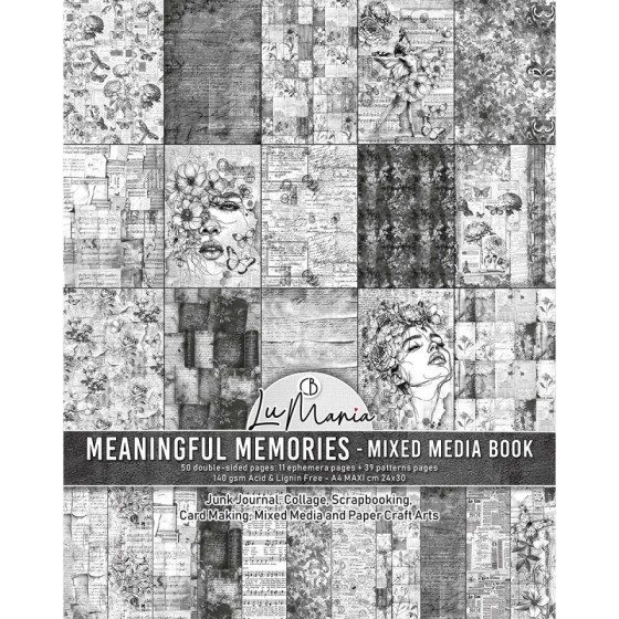 Mixed Media book MEANINGFUL MEMORIES A4 Maxi***