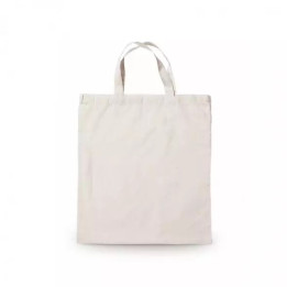 Saco de Pano com Alças  curta 38×42 cm 100% Algodão--