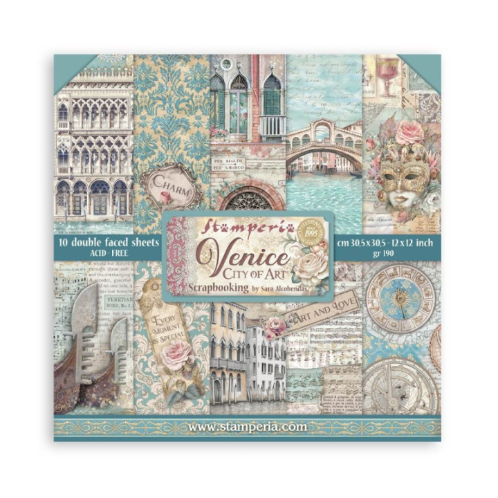 Stack papeles Stamperia 30x30 CEREMONY