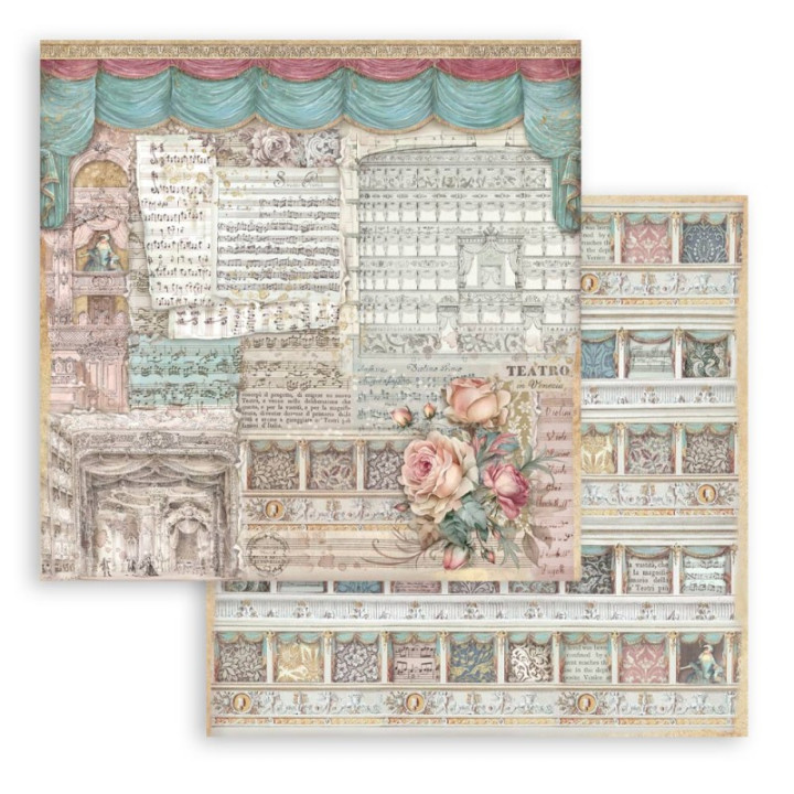 Stack papeles Stamperia 30x30 CEREMONY