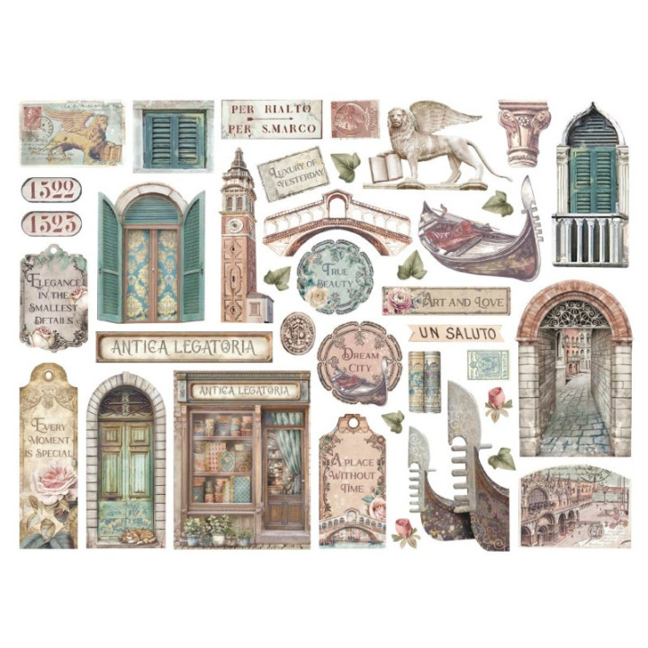 Die Cuts surtidos -Venice City of Art Stamperia