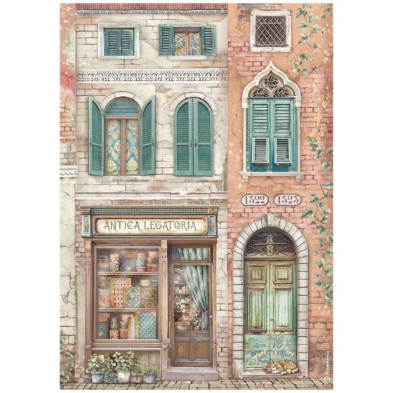 Papel de Arroz Venice City...
