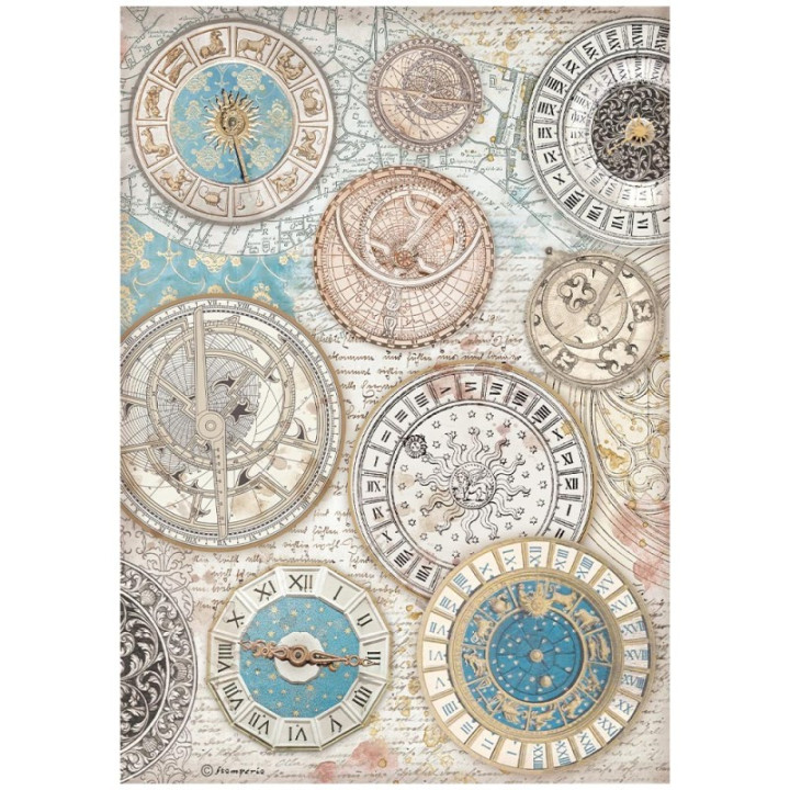 Papel de Arroz Venice City of Art Zodiaco A-4