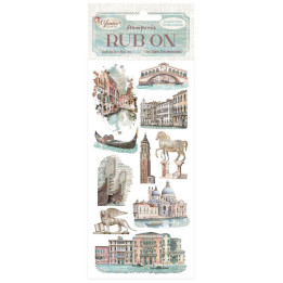 Rub-on Stamperia 10.16x21.6 cms. Venice City of Art Monumentos***