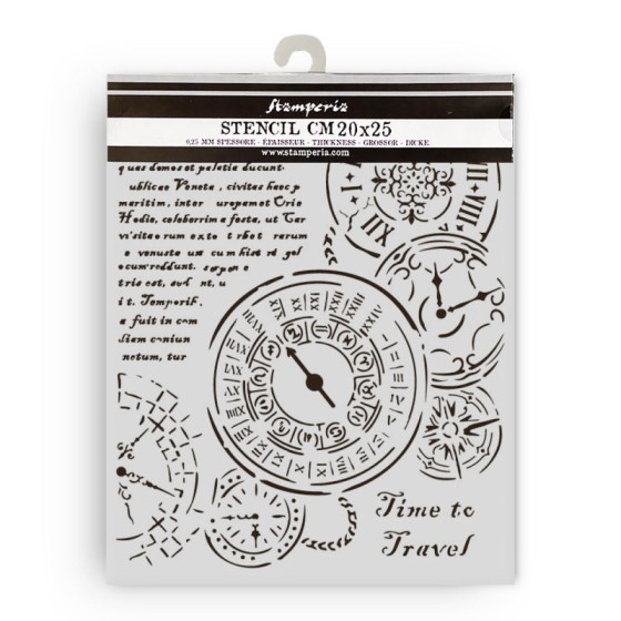 Stencil Stamperia 20x25 Venice City of Art : Time to Travel