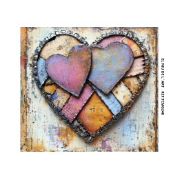 Transfer DTF Corazón de Colores