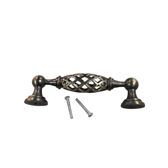 Tirador metálico puente 11x3cm