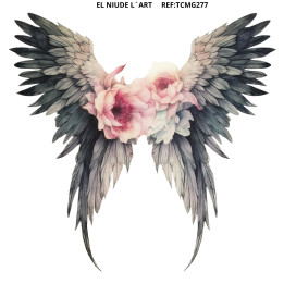 Transfer DTF Alas Rosas