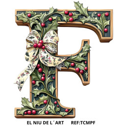 Transfer Letra Navidad DTF