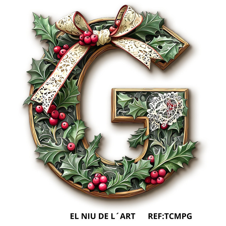 Transfer Letra Navidad DTF