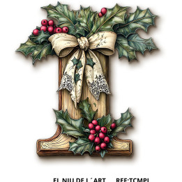 Transfer Letra Navidad DTF