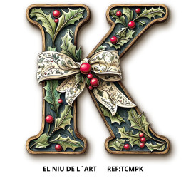 Transfer Letra Navidad DTF