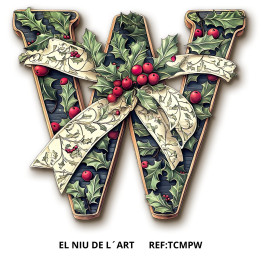 Transfer Letra Navidad DTF