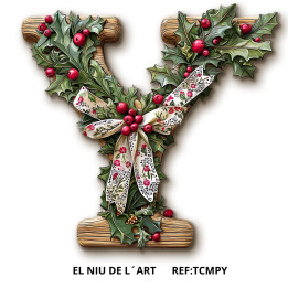 Transfer Letra Navidad DTF