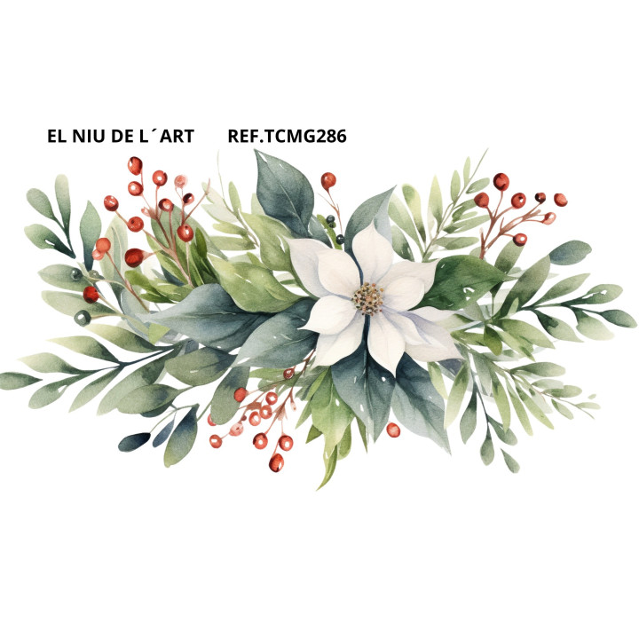 Transfer DTF Ramas Navideñas
