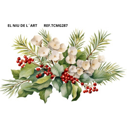 Transfer DTF  Raminhos de Natal G287