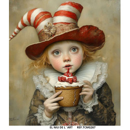 Transfer DTF Niña del Cupcakes G267