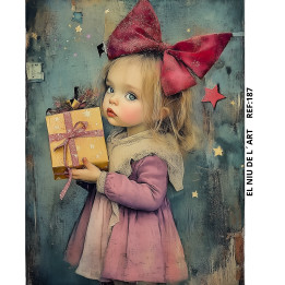 Transfer Menina Natal DTF
